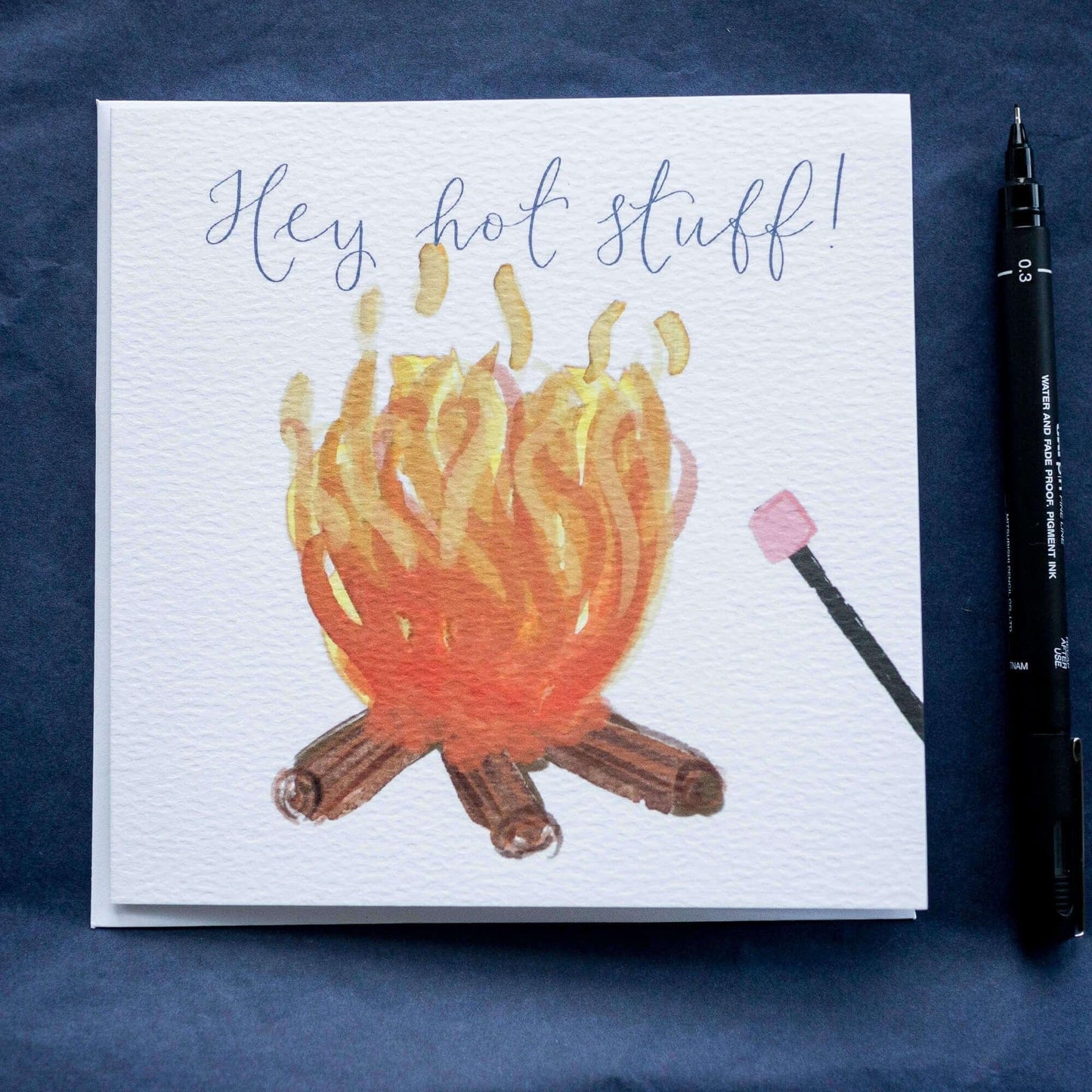 And Hope Designs Greeting & Note Cards Hey Hot Stuff card