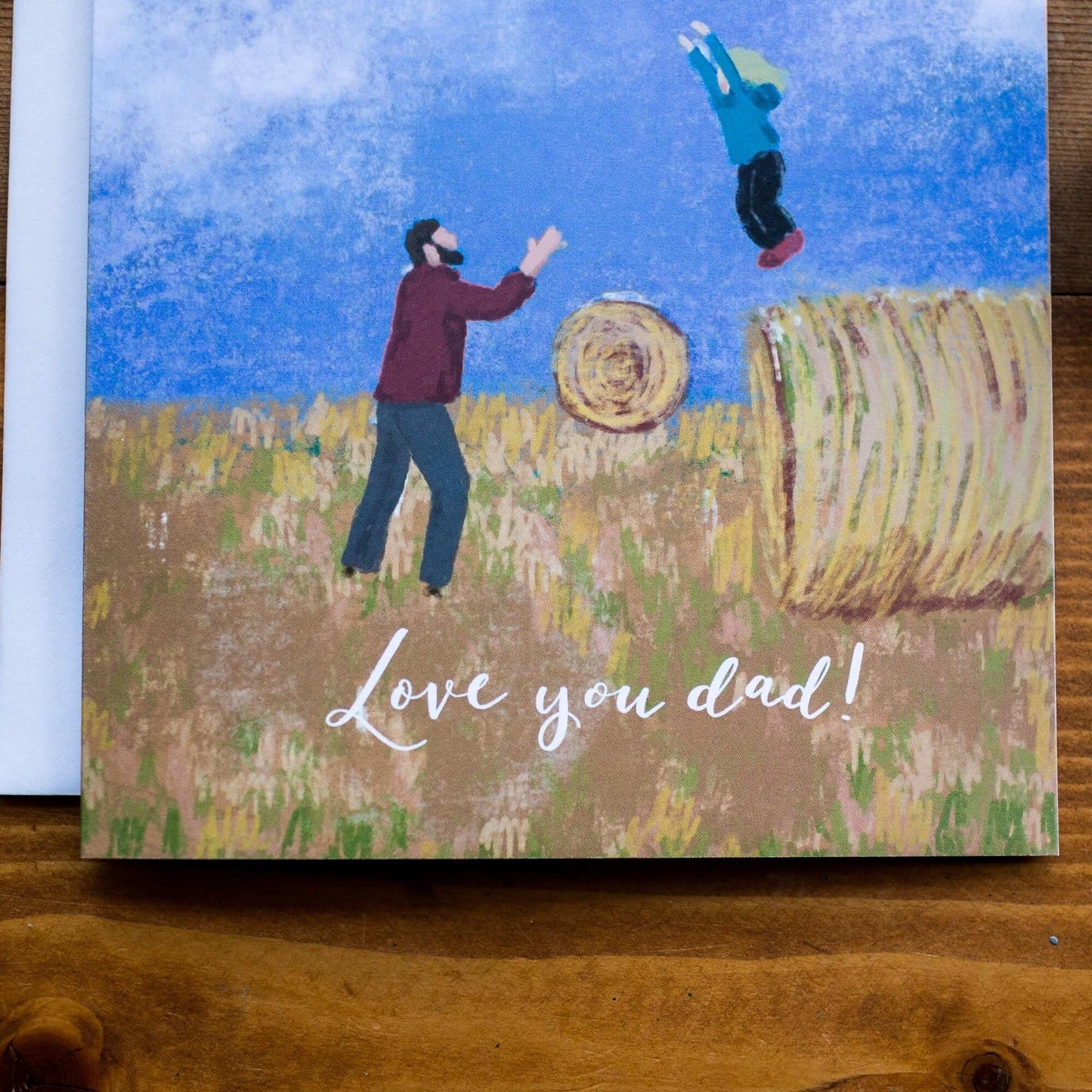 And Hope Designs Greeting & Note Cards Love you dad illustrated card