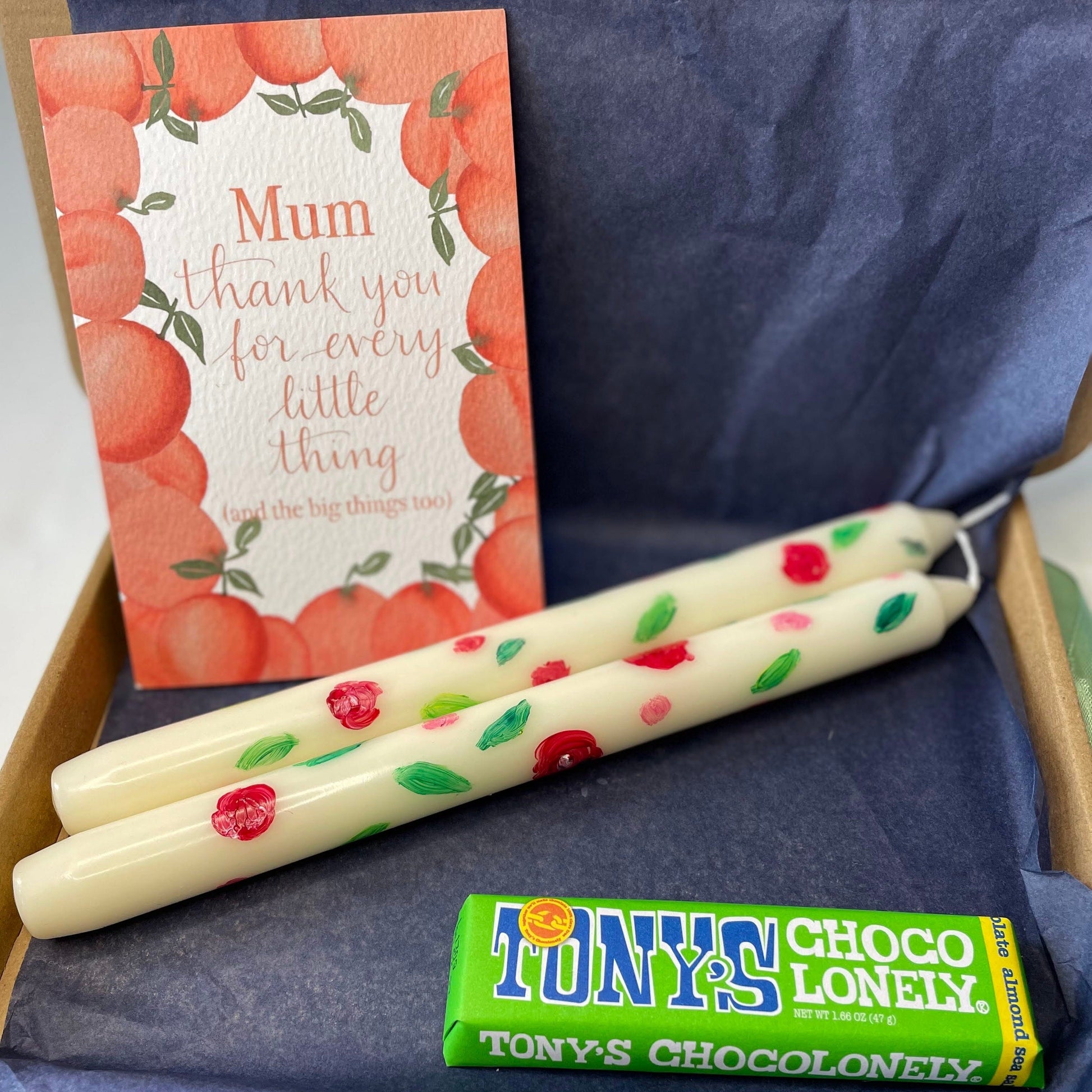 And Hope Designs Letterbox Gift Mother’s Day letterbox gift - candles and chocolate