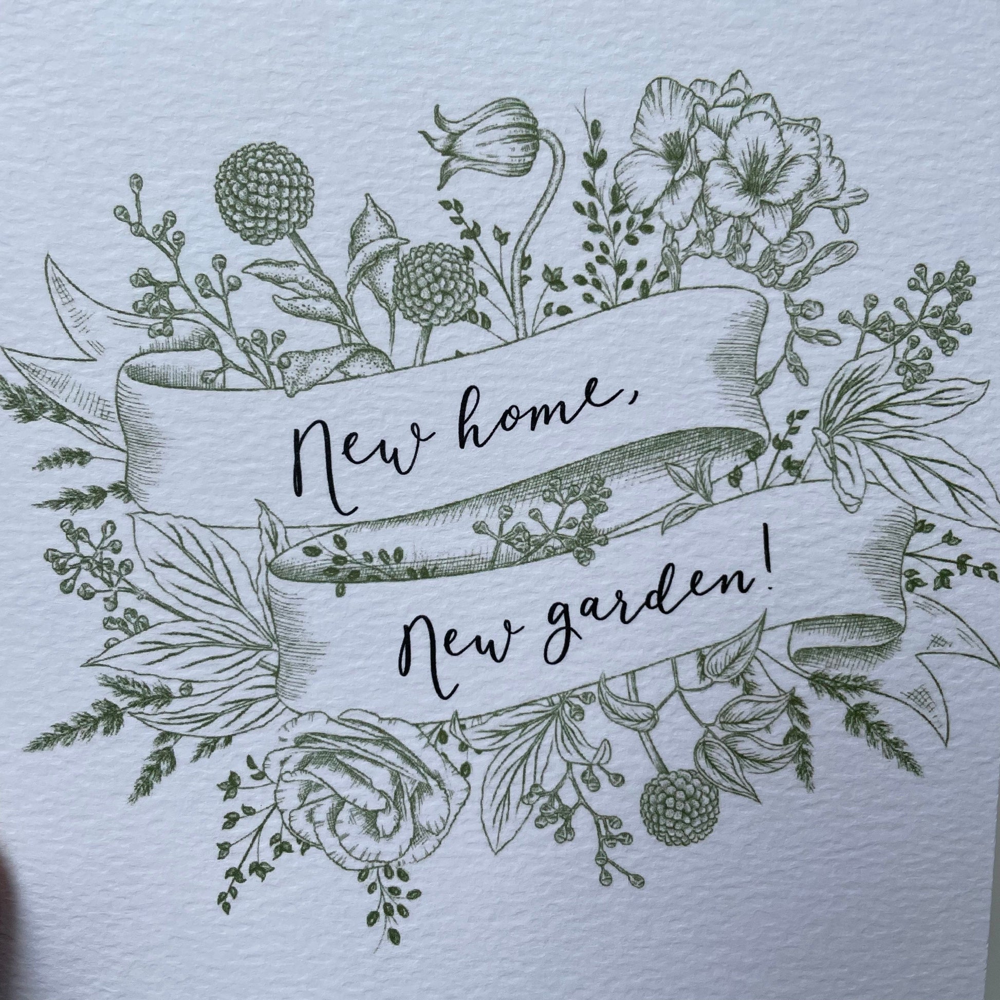 And Hope Designs Greeting & Note Cards New home, new garden card