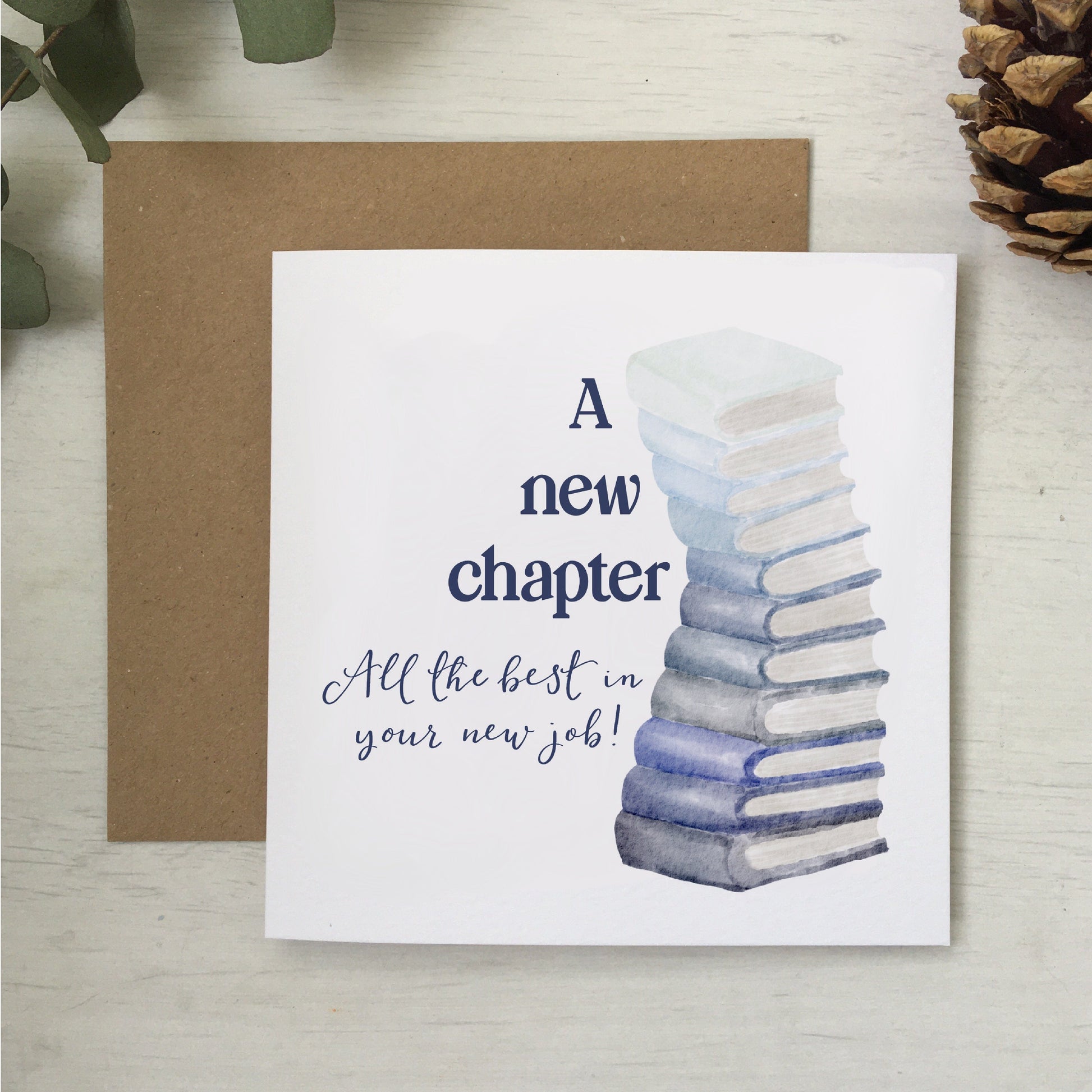And Hope Designs Cards New job card - a new chapter
