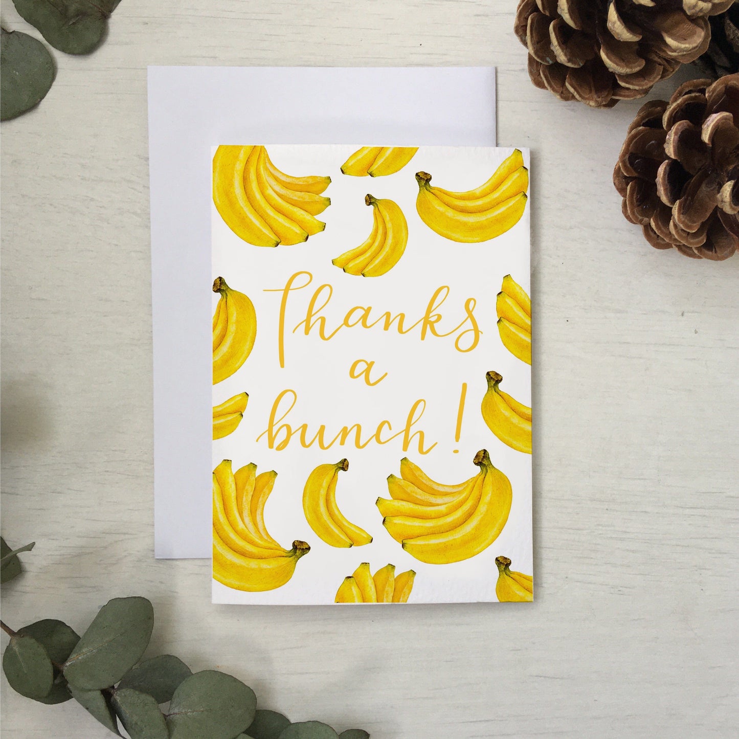And Hope Designs Thanks a bunch banana card
