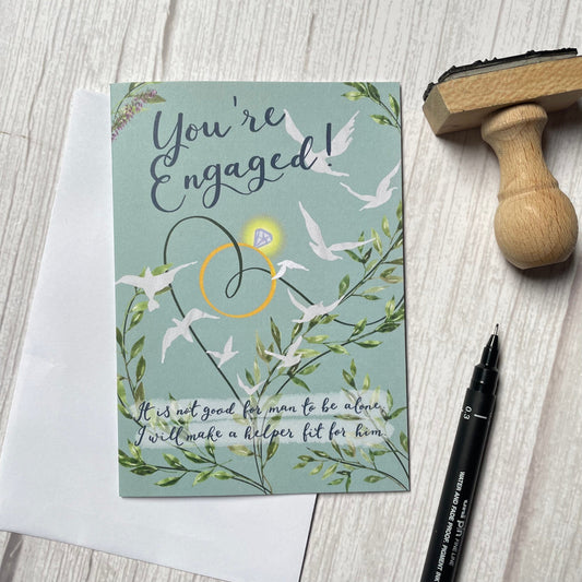 Christian Engagement Card And Hope Designs Cards
