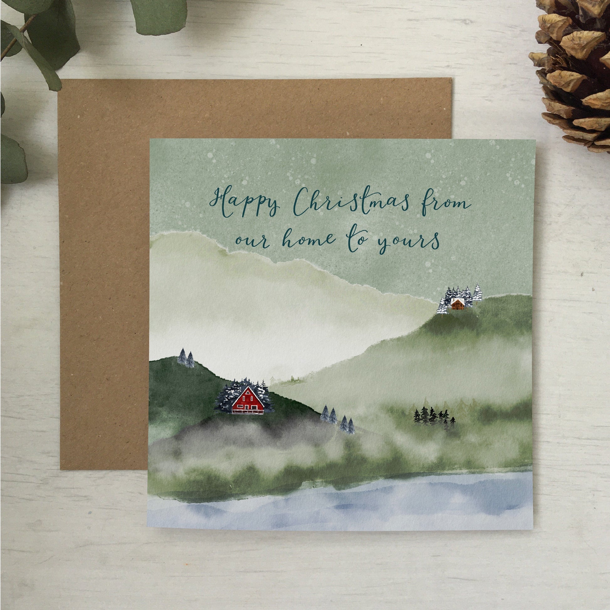 Happy Christmas from our home to yours And Hope Designs Cards