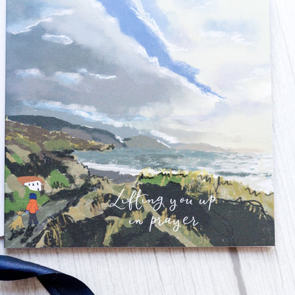 Lifting you up in prayer illustrated card And Hope Designs Greeting & Note Cards