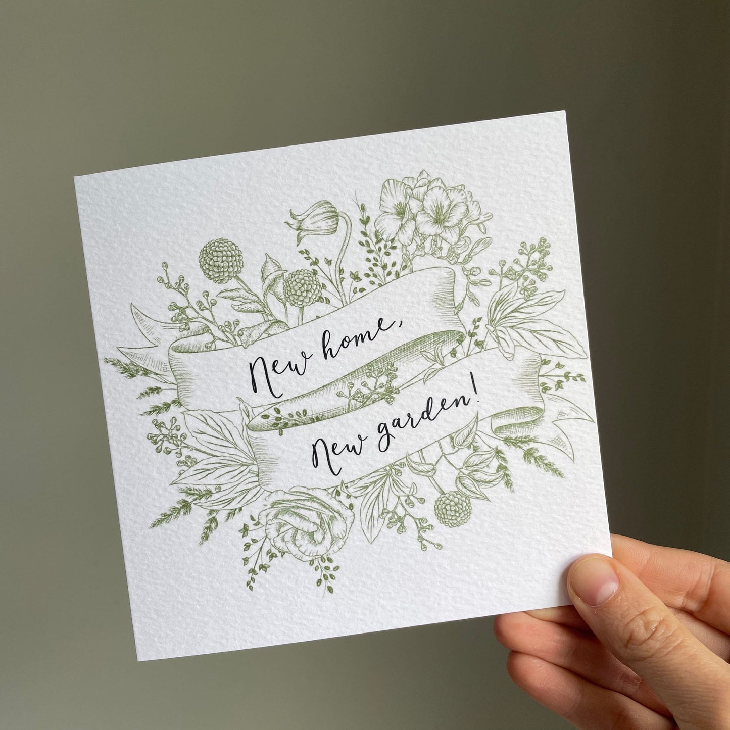 New home, new garden card And Hope Designs Greeting & Note Cards