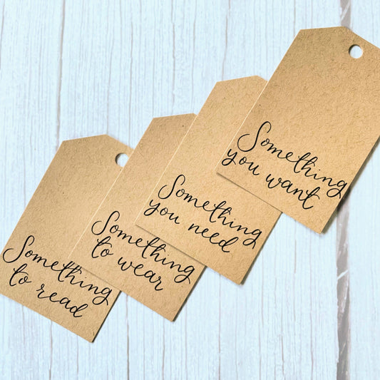 Something you want… Set of 4 gift tags And Hope Designs Gift Tags