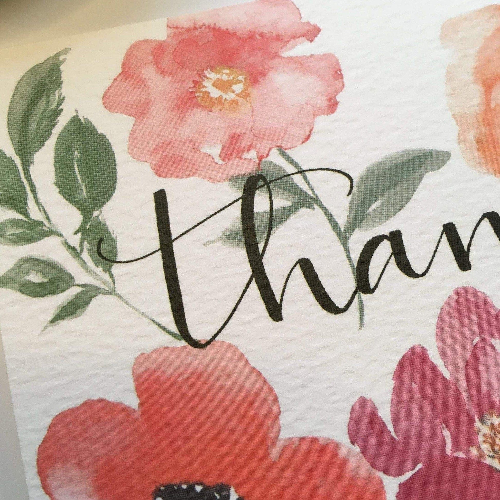 Thank you card - floral And Hope Designs Cards