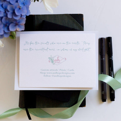 Will you be my maid of honour christian proposal And Hope Designs Cards