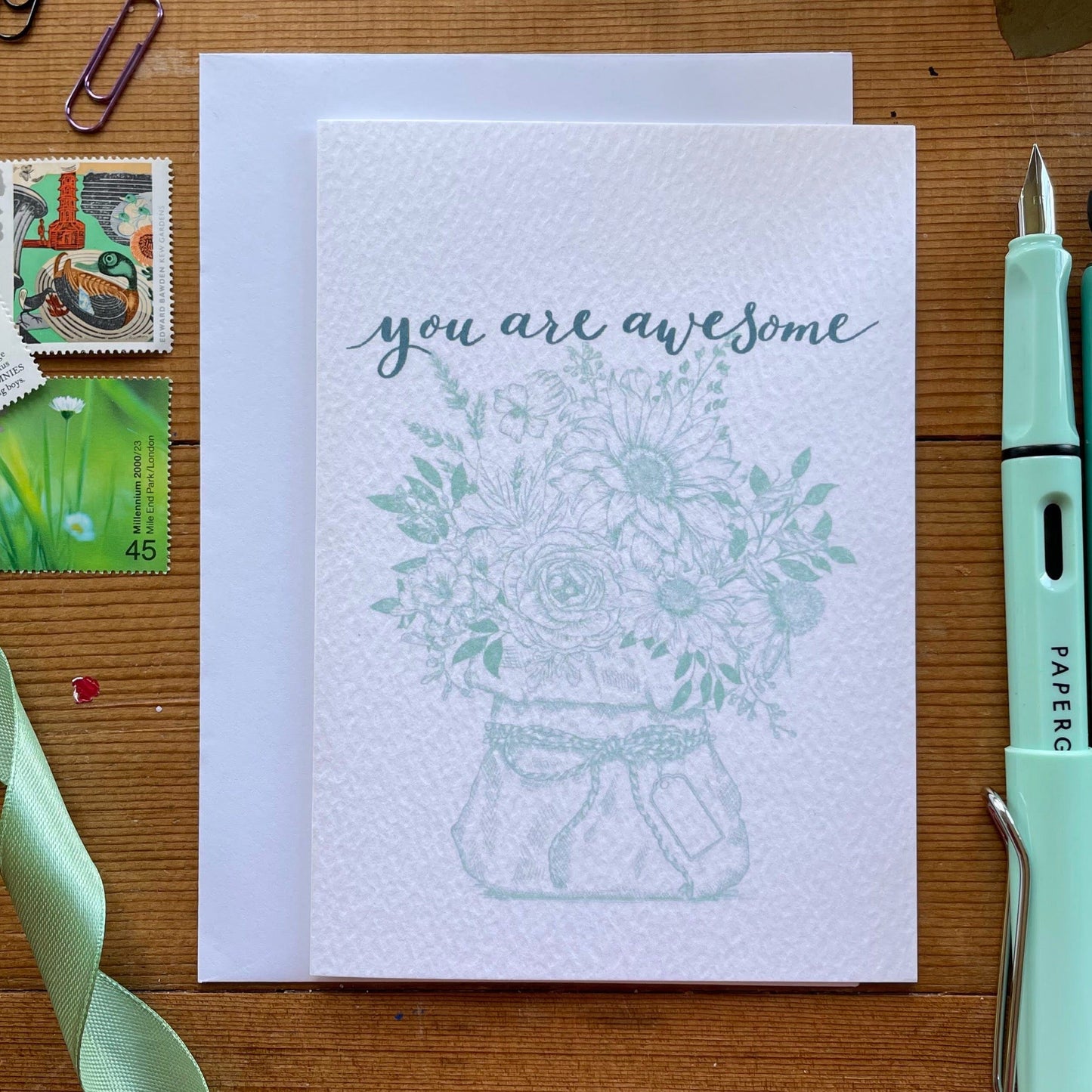 You are awesome card And Hope Designs Greeting & Note Cards