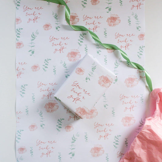 “You are such a gift” wrapping paper And Hope Designs Wrapping Paper