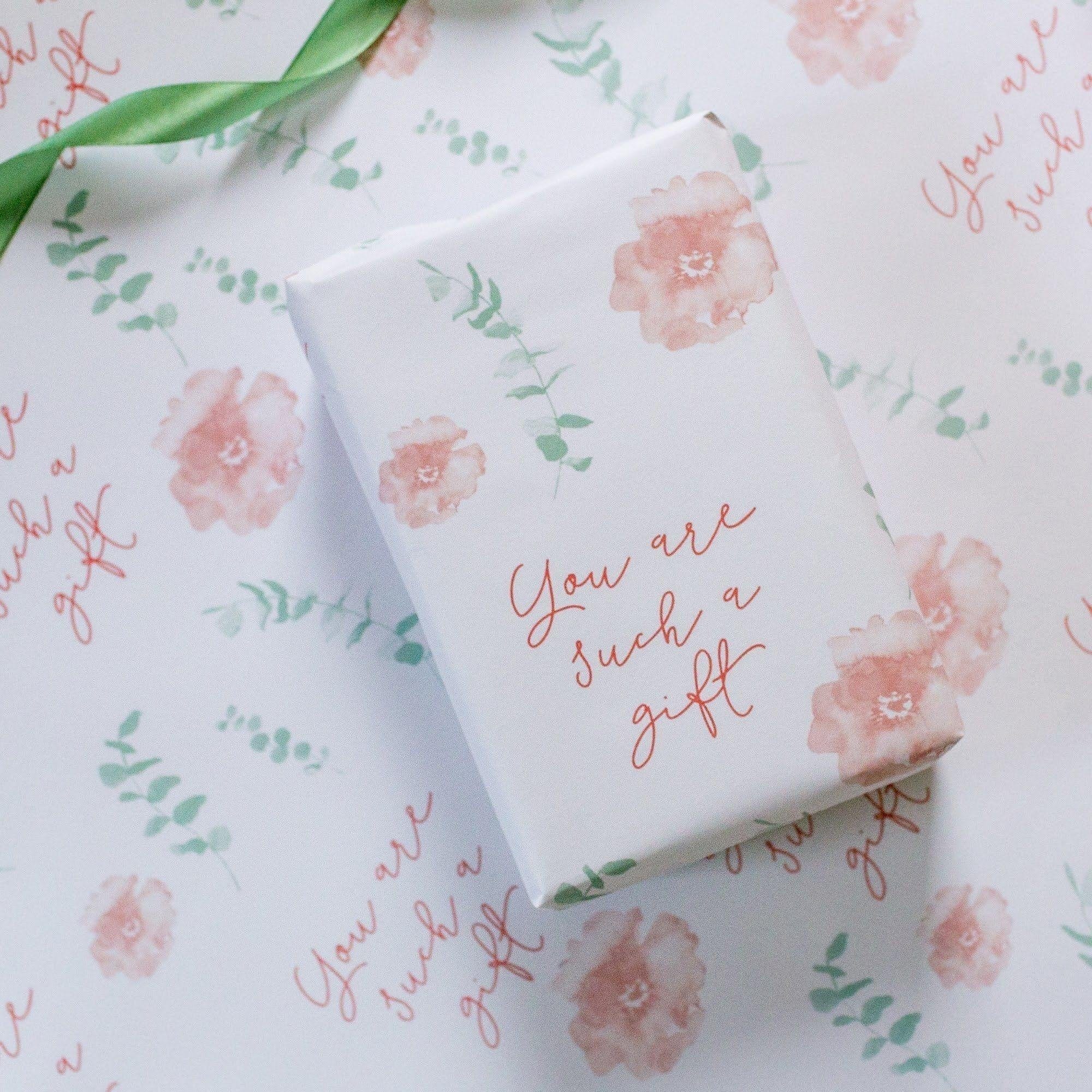 “You are such a gift” wrapping paper – And Hope Designs